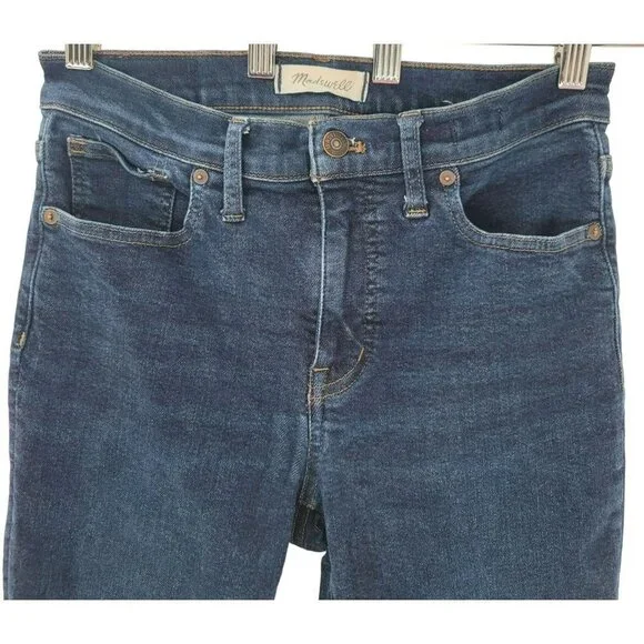 Madewell Mid Rise Jeans Womens Size 28 Skinny - Picture 6 of 10